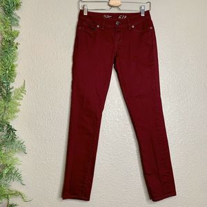 The Limited Skinny Jeans 678 Colored Red Pants 2